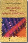 Matemáticas para análisis económico. 9788496062108