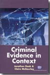 Criminal evidence in context