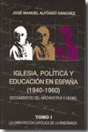 Iglesia, política y educación en España