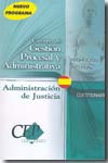 Cuerpo de Gestión Procesal y Administrativa de la Administración de Justicia. 9788483542903