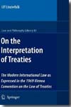 On the interpretation of treaties. 9781402063619