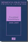 MEMENTO-Fiscalidad inmobiliaria 2008-2009