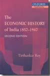 The economic history of India 1857-1947