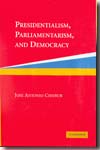 Presidentialism, parliamentarism, and democracy. 9780521542449