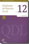 QDL. Cuadernos de Derecho local, Nº 12, año 2006