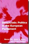 Democratic politics in the European Parliament. 9780521694605