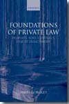 Foundations of private Law. 9780199227662