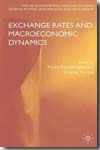 Exchange rates and macroeconmic dynamics