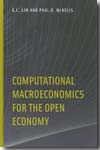 Computational macroeconomics for the open economy. 9780262123068