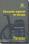 Educación especial en Europa. 9788498764109