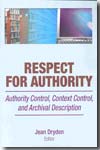 Respect for authority. 9780789035905