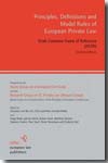 Principles, definitions and model rules of european private Law