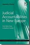 Judicial accountabilities in New Europe. 9780754677581