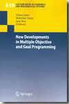 New developments in multiple objective and goal programming