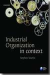 Industrial organization in context. 9780199291199