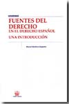 Fuentes del Derecho en el Derecho español