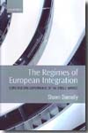 The regimes of european integration. 9780199579402
