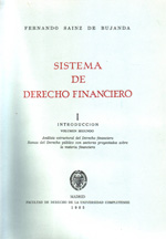 Sistema de Derecho financiero. T.I. Introducción. Vol.2