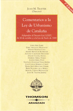 Comentarios a la Ley de Urbanismo de Cataluña. 9788483557709