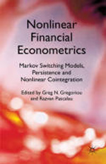 Nonlinear financial econometrics. 9780230283640