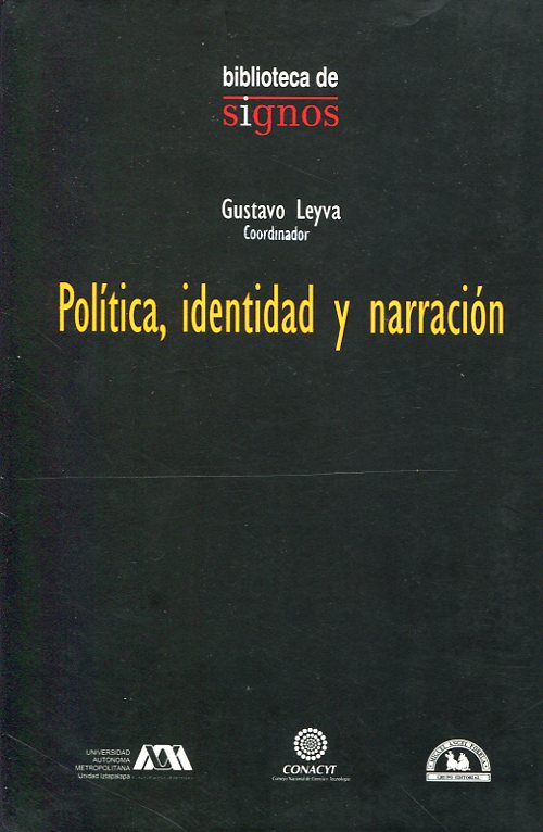 Política, identidad y narración. 9789707013308