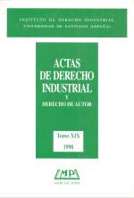 Actas de derecho industrial y derecho de autor. Tomo XIX (1998)