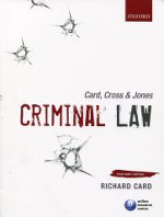 Card, Cross and Jones Criminal Law. 9780199646425