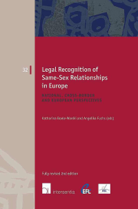 Legal recognition of same-sex relationships in Europe. 9781780680453