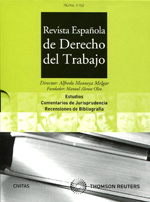 Revista Española de Derecho del Trabajo, Nº1-152, año 2012 (CD-ROM)