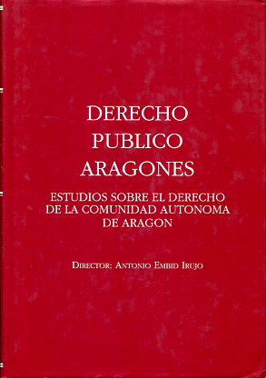 Derecho público aragonés. 9788487007415