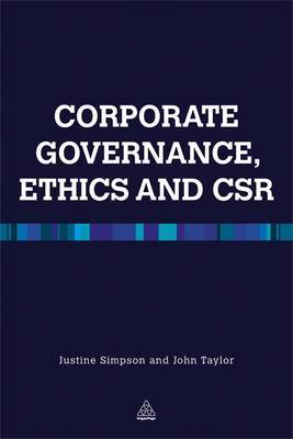 Corporate governance ethics and CSR. 9780749463854