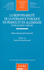 La responsabilité de la puissance publique en France et en Allemagne. 9782275040202