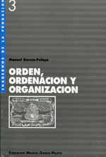 Orden, ordenación y organización