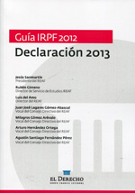 Guía IRPF 2012. Declaración 2013