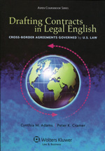 Drafting contracts in legal english. 9781454805465