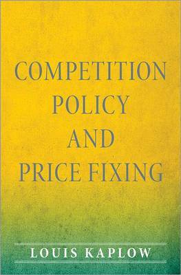 Competition policy and price fixing