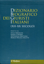 Dizionario biografico dei giuristi italiani. 9788815241245