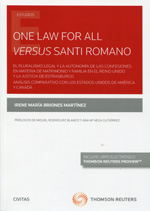 One Law for all versus Santi Romano. 9788447049639