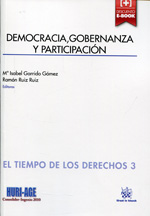 Democracia, gobernanza y participación. 9788490533833