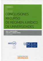 Conclusiones XII Curso de Régimen Jurídico de Universidades. 9788490594483