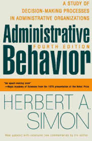 Administrative behaviour. 9780684835822