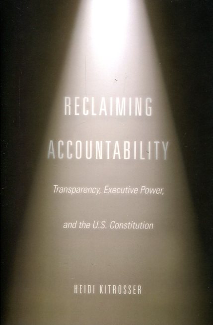 Reclaiming accountability