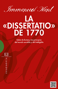 La "Dissertatio" de 1770. 9788490550731