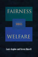 Fairness versus welfare