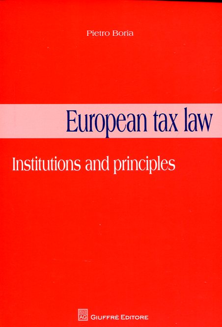 European tax Law. 9788814203404