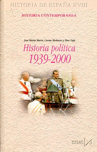 Historia política 1939-2000. 9788470903199
