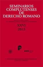 Seminarios Complutenses de Derecho Romano. 100944814