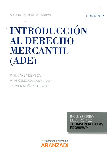 Introducción al Derecho mercantil (ADE)