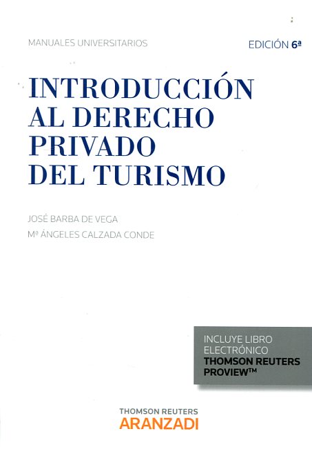 Introducción al Derecho privado del turismo. 9788490985557
