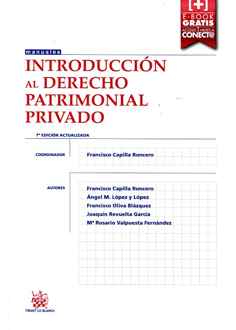 Introducción al Derecho patrimonial privado. 9788491190240